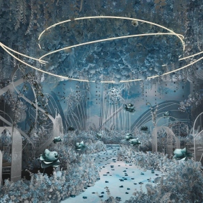 现代婚礼宴会厅3D模型下载